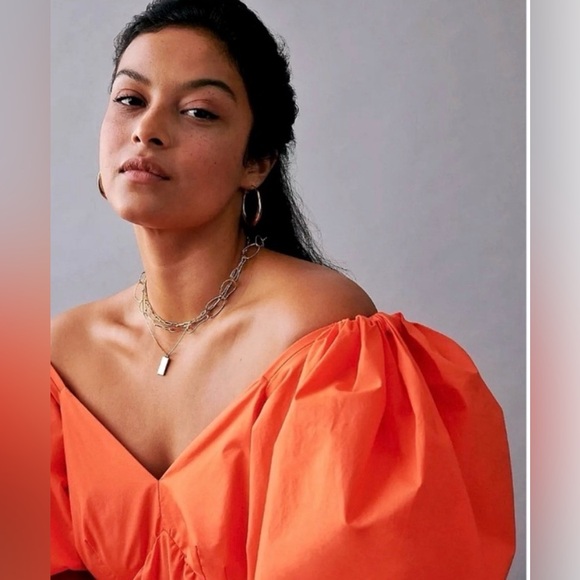 Farm Rio Tiered Colorblocked Maxi Dress NWT - Picture 5 of 9